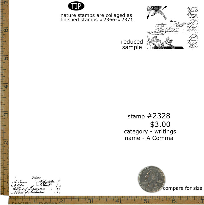 #2328 - A Comma - Writings